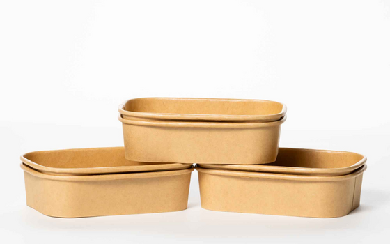 Kraft Paper Food Containers.