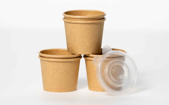 Kraft Paper Sauce Cups.