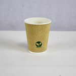 12oz Brown Compostable Ripple Cups