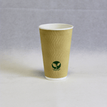 16oz Brown Compostable Ripple Cups