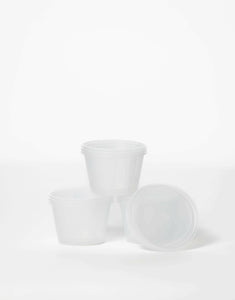 4oz Plastic Sauce Cups & Lids - Smart Choice.