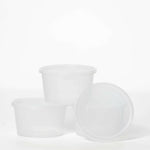 12oz Round Plastic Food Containers & Lids - Smart Choice