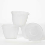 12oz Round Plastic Food Containers & Lids - Premium Choice