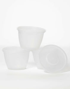 12oz Round Plastic Food Containers & Lids - Premium Choice.