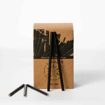 Black Mini Cocktail Paper Straws - 140mm