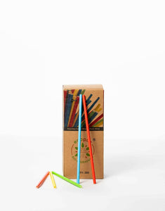 Assorted Colours Straight Paper Straws - 210mm.