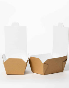 Small Kraft Food Boxes (without window) - 18oz.