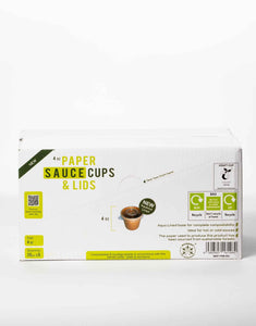 4oz Kraft Sauce Cups & Lids.