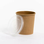 16oz Kraft Food Cups & Lids