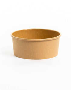 750ml Round Kraft Street Food Bowls.