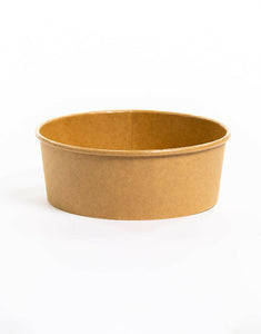 1300ml Round Kraft Street Food Bowls - 3