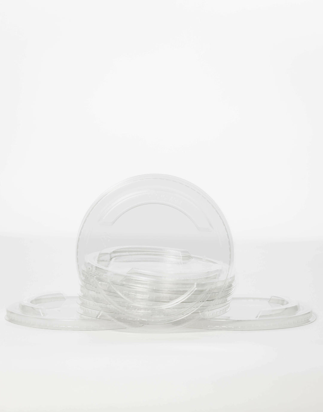 Plastic Lids for 500ml/750ml Round Kraft Street Food Bowls.