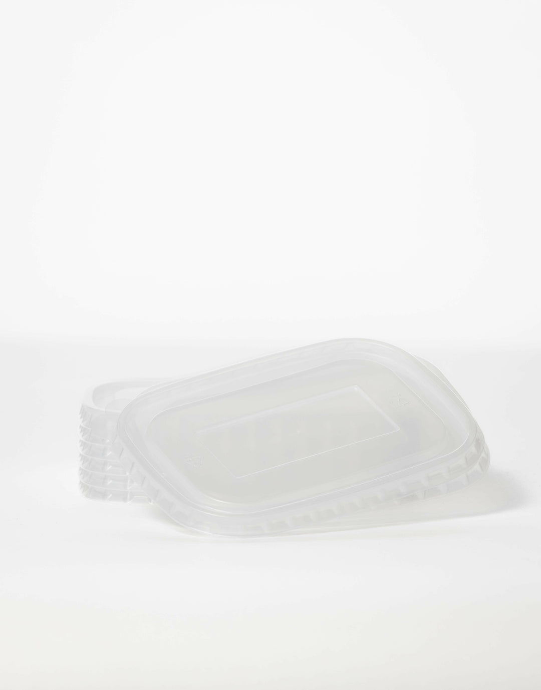 Plastic Lids for 500ml/650ml Rectangular Kraft Food Containers.