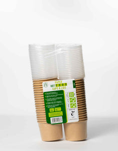 12oz Kraft Food Cups & Lids - 3