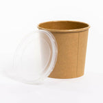 24oz Kraft Food Cups & Lids