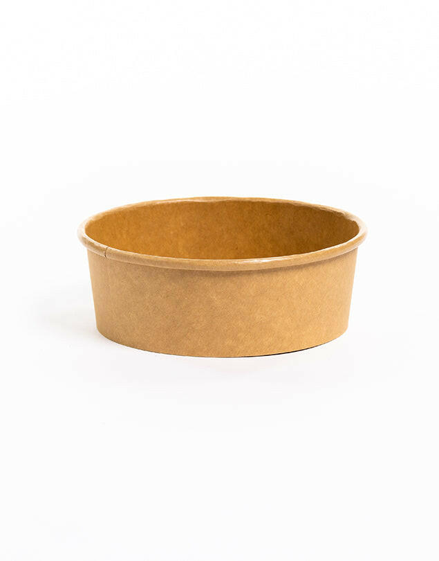 500ml Round Kraft Street Food Bowls.